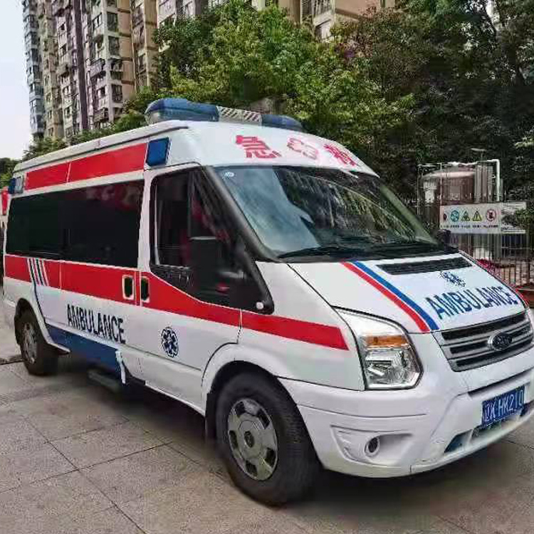 民勤长途救护车护送病人返乡